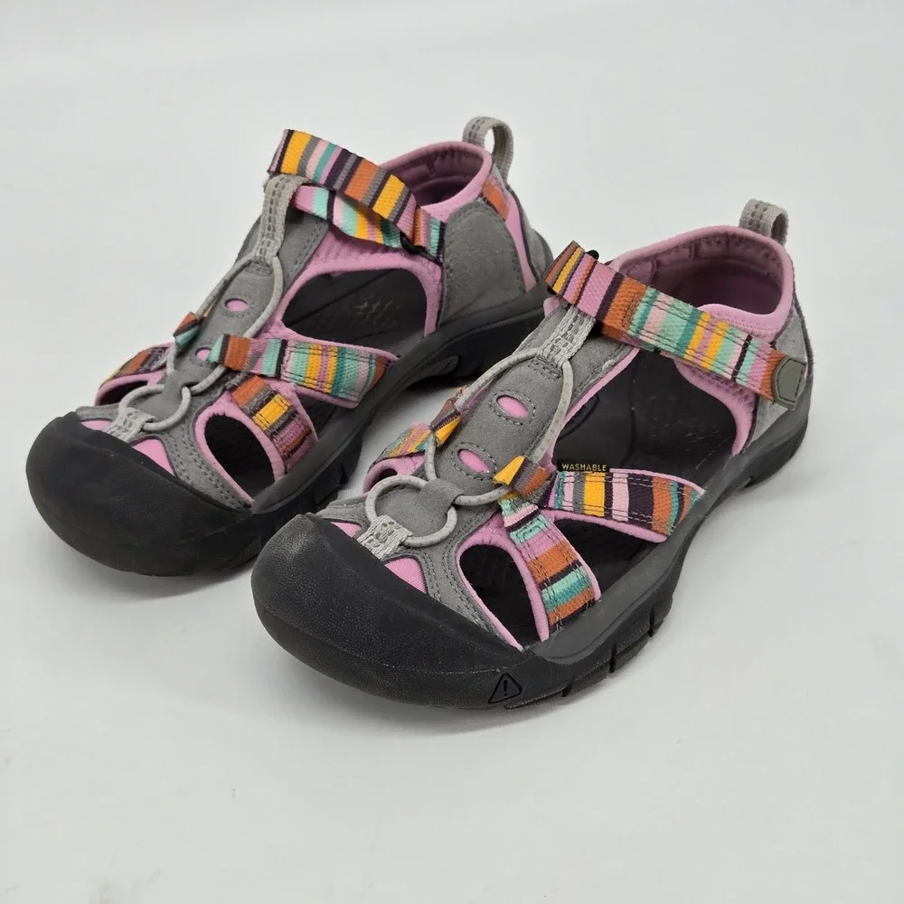 KEEN Kids Venice H2 Lilac Raya Multi Strappy Waterproof Hiking Sandal Youth SZ 3